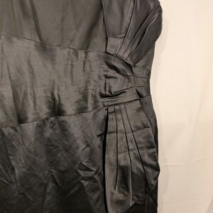 Max&Cleo Mini Satin Sexy Sz10 Special Occasion Pleated Quiet Luxury Regency Glam